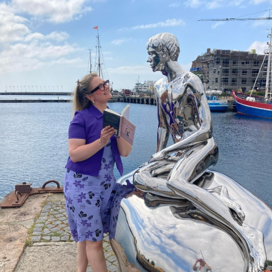 Skulpturen Han på Helsingør Havn