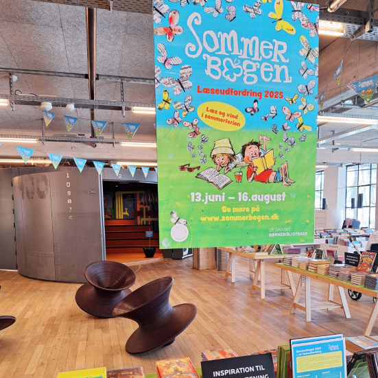 Billede af børnebiblioteket Kulturværftet