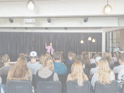 Billede af forfatterforedrag