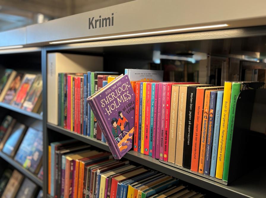 Billede af børnekrimier