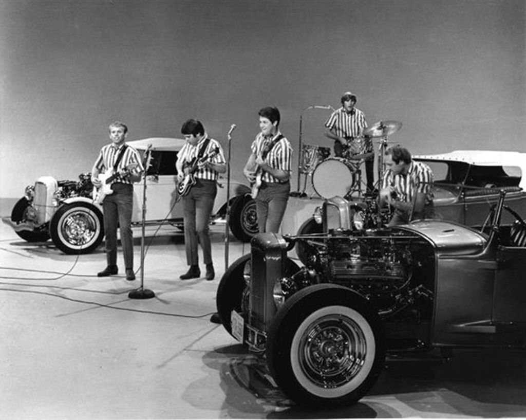 Foto af The Beach Boys i Ed Sullivan-show